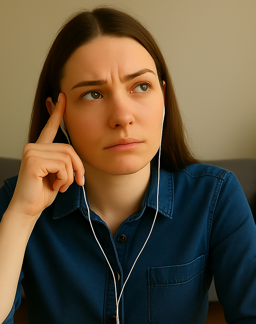 Customer on video call